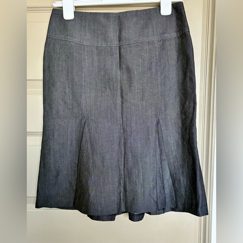 Reiss Charcoal A-Line Skirt